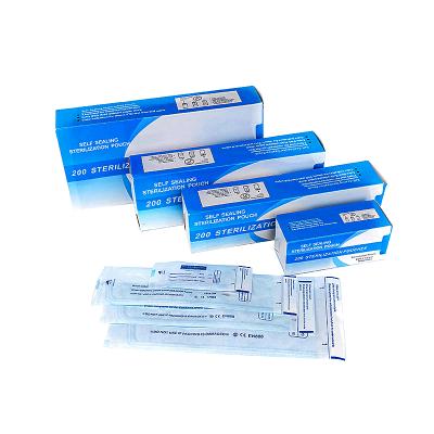 China Dental Clinic Pouches Bolsa De Auto Esterilizacion Of Disposable Medical Self Seal Sterilization For Dental Disinfectiong Tools for sale