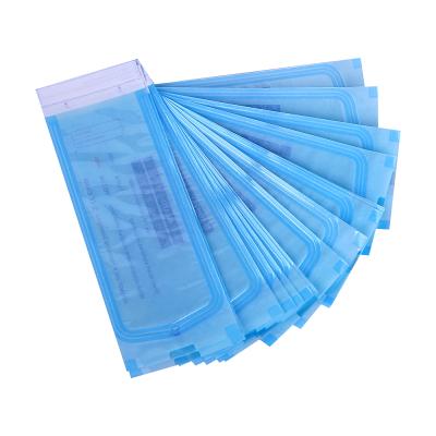 China Clinic 130*260mm Dental Disposable Paper Heat Seal Plastic Sterile Packing Pouch For Hospital for sale