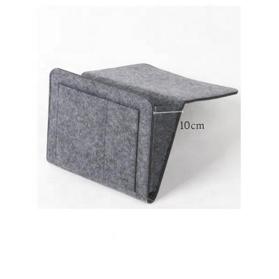 China Viable Nordic Bedside Felt Bedroom Bedside Storage Hanging Hanging Bags Ending Storage Bags for sale