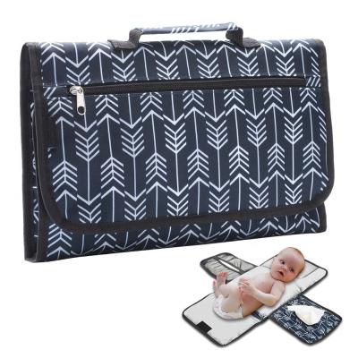 China Private Label Single Portable Diaper Pad Waterproof Portable Changing Pad Pad For Newborns With Head Pad for sale