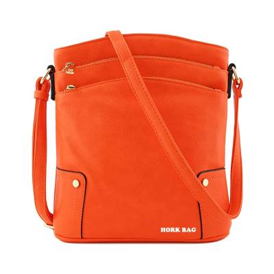 China Outdoor Fashionable Cross - Body Purse For Women Leather PU Sling Cross Shoulder Bag Multi Pocket Cross - Body Bag for sale