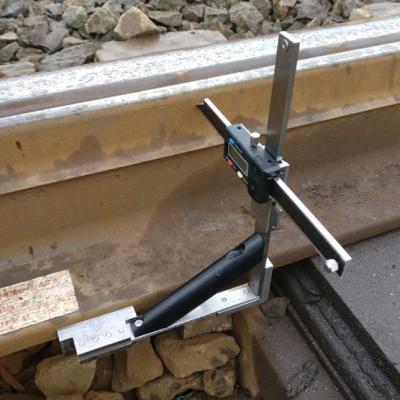 China Stainless Steel Digital Switch Rail Wear Side Gauge Gauge for sale