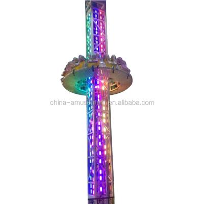 China FRP+steel amusement free fall tower rides dorp tower luna park rides mega amusement drop towers for sale for sale