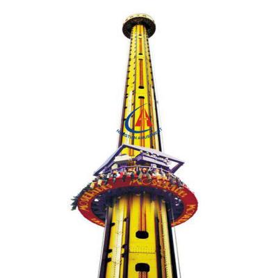 China Amusement Park & Theme Park Drop Tower Rides Manufacturers Fair Attractions Rides Fiberglass Drop Tower for sale