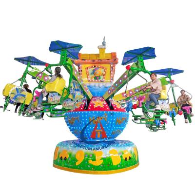 China Amusement Park Ride Sky Bicycle Amusement Ride Pedal Rotary New Pedal Flying Chair for sale