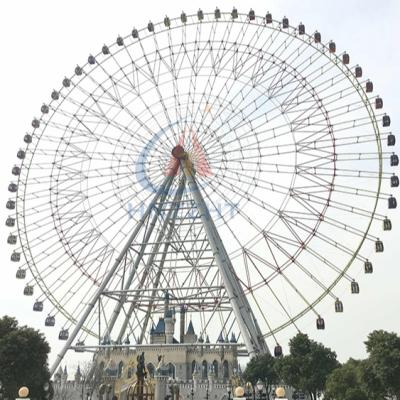 China 88m Manufacturer Electric Round Flower Park Children's Cart Ferris Wheel 50*42m for sale