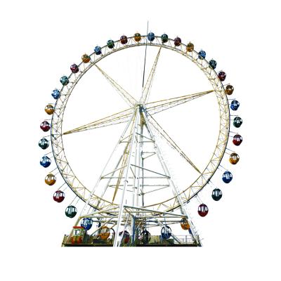 China FRP+steel 30m-65m Factory Manufacturer Outdoor Amusement Park Medium Size Ferris Wheel for sale