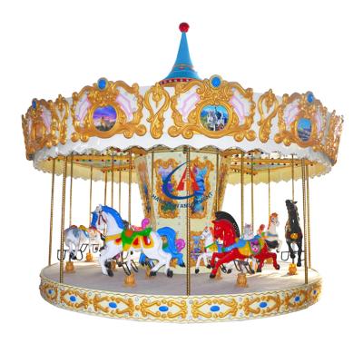 China Amusement Park Ride Robot Carousel Amusement Fairground Rides Mini Carousel For Sale for sale