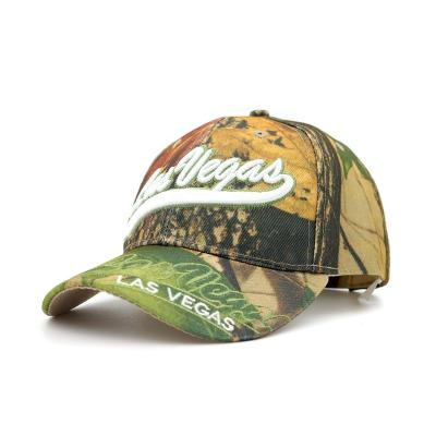 China breathable & High Quality Waterproof Logo Embroidered Jungle Desert Camo Custom Baseball Cap for sale