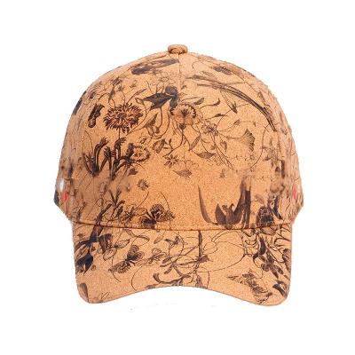 China 6 Panel Printed Custom COMMON Cork Cap for sale