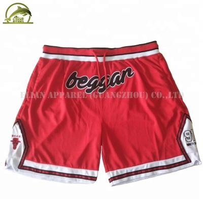 China Manufacturer Breathable Custom Tackle Twill Mesh Basketball Shorts from Guangzhou for sale