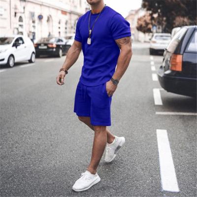 China Antibacterial Ready To Ship 2022 New Klein Summers Blue Multicolor Sportswear Set For Men for sale