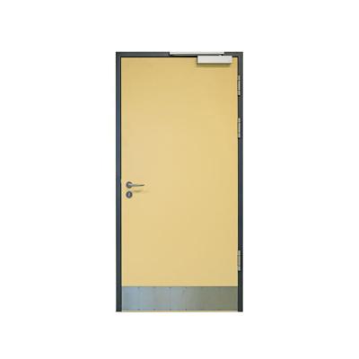 China Fire protection factory supplier direct fireproof fireproof safety emergency exit steel door with push bar for sale