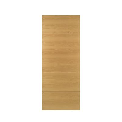 China Interior Sound Insulation Cavity Flush Core Veneer Plywood Wooden Door for sale