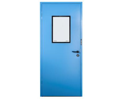 China Steel Puritication Zero Single Swing Door For Modular Clean Room for sale