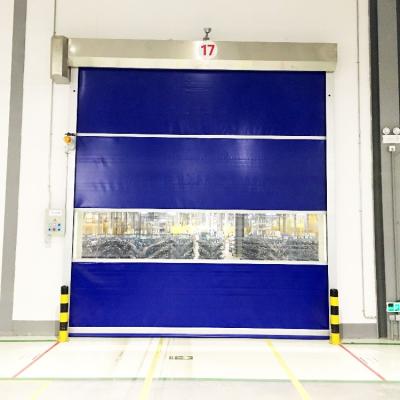 China PVC Industrial Plastic Roll Up Shutter Rolling Shutters Industrial High Speed ​​Door for sale