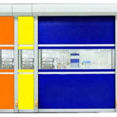 China Fast Speed ​​Industrial Door Interior Used PVC Automatic Roll Up Shutter Door for sale