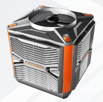 China Large Hotels RTF-25C Airflow 25000m3/h Water To Air Cooler For Production Shop for sale