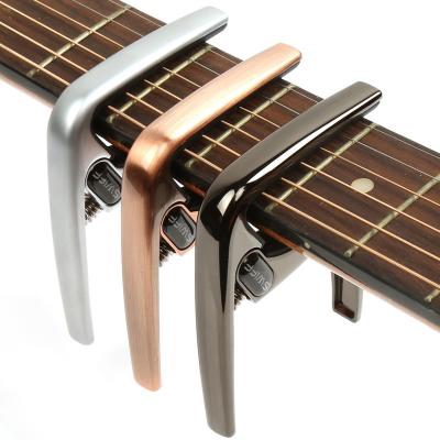 China Custom High Quality Zinc Alloy Custom Capo OEM Capo Movable Fret Clamp Guitar Ukulele Capo for sale