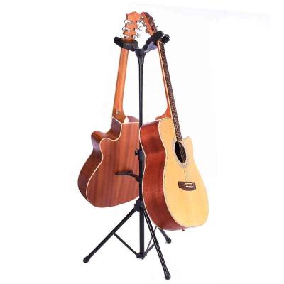 China Slef Locking SWIFF U4-C Double Hanger Heads Wooden Guitar Rack Hold Multi Stringed Instruments for sale