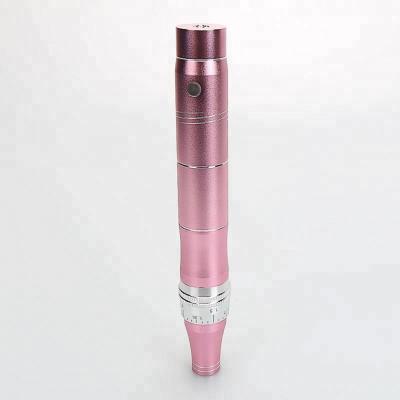 China 2019 Dr. 2019 Hot Amazon Selling Anti-Puffiness Micro-teasing Skin Care Acne Removal Microneedle Dermapen Refillable Meso Pen for sale