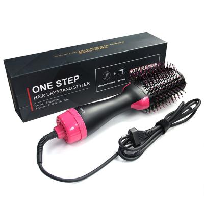 China Ionic Hair Dryer Blow Out Anti Scald Multifunctional Blow Brush Dryer Salon Airbrush Hot Comb For Women for sale