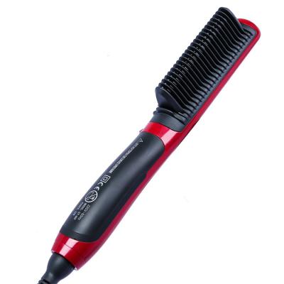 China Multifunctional Universal Beard Straightener Men Beard Hair Straightening Irons Comb Fast Hair Styler Beard Straightening Comb for sale