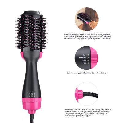 China Battery Operated Hair Straightener For Women Multifunctional Comb Curling Electric Brush for sale