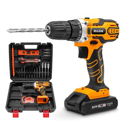 China Durable high quality 21v power tools screw driver electric cordless drill with best price for sale