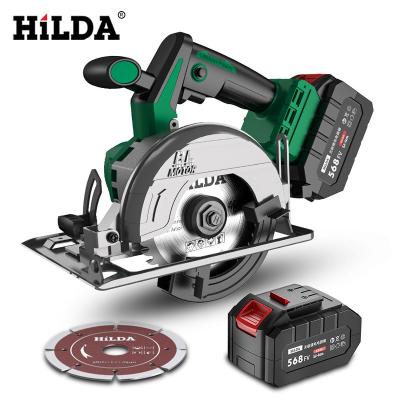 China New Arrival 2021 Lithium Cordless Sliding Miter Single Bevel Slide Saw With 185mm Hilda 202 Blade for sale