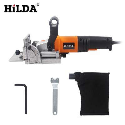 China HILDA 760W Electric Iron Iron HILDA 760W Woodworking Biscuit Jointer Tool Woodworking Tenoning Machine Jigsaw Puzzle Machine Copper Motor for sale