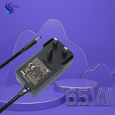 China Flame Retardant ABS+PC Material 60w Output 30v 2a 1.5a AC/DC Switching Power Supply Universal Power Adapter With CE UL Certified for sale