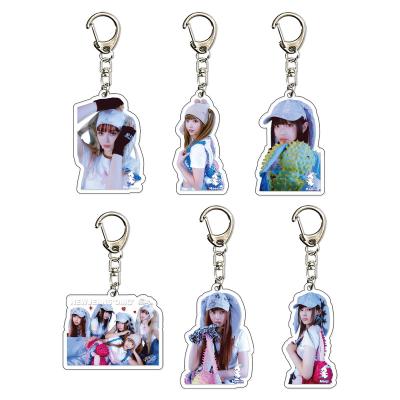 China Wholesale Plastic Kpop NewJeans OH MY GOD Plastic Acrylic Key Chain for sale