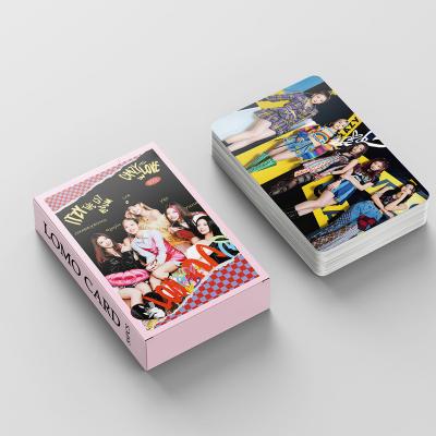 China China 55pcs/set Wholesale Kpop ITZY Crazy In Love Lomo Card Photo Card for sale