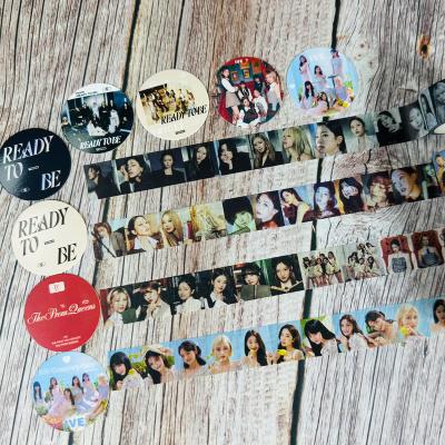 China Wholesale Decorative Kpop Twice Rrady Sticker To Be Luggage Stickers Decoration Stickers Washi Tape for sale