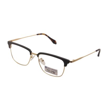 China Xiamen Rimless Factory Launch New Myopia Unisex Metal Hot Stretching Optical Frame for sale