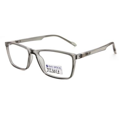 China Gray Spectacle Glasses CE TR90 Good Quality Custom Clear Optical Frames Reading Glass for sale