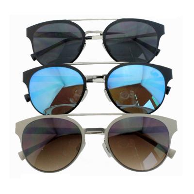 China Fashion Sunglasses Free Shipping New Fashion Metal Frame Glasses For Lady Metal Sunglasses for sale