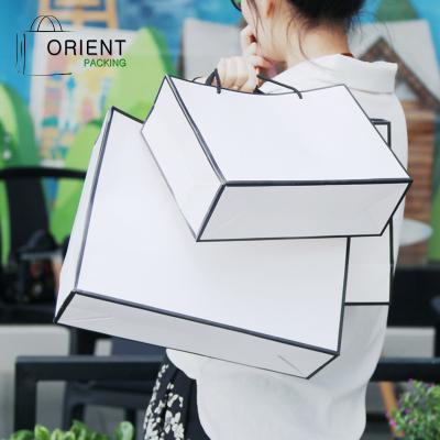 China White Paper Recyclable Shopping Bags For Wholesale for sale