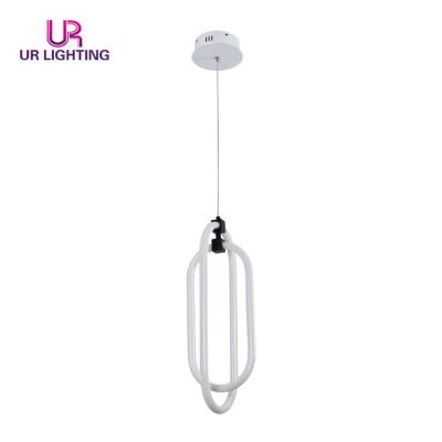 China Modern Design Bedroom Kitchen LED White Luminous Hanging Pendant Light for sale