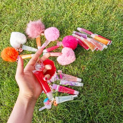 China Waterproof Wholesale Custom Candy Flavor Private Label Lip Gloss Lip Gloss For Gift for sale