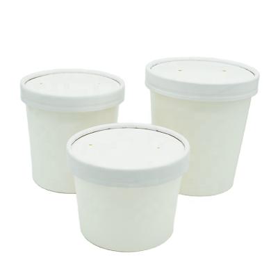 China Disposable Takeaway Paper Container Custom Printed Nori Sushi Soup Paper Cup for sale