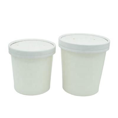 China Disposable Prining Disposable Soup Paper Container Custom Hot Curry Paper Cup for sale