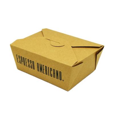 China 750ML Fast Food Disposable Paper Box Customized Takeaway Pasta Packaging Box for sale