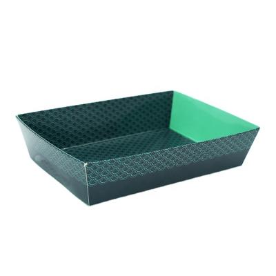 China Recyclable Paper Boat Sushi Custom Series Packaging Disposable Tray for sale