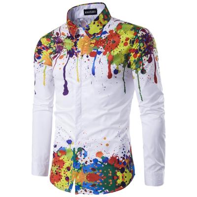 China Funny Casual Shirt Men's Anti-Pilling Factory Cotton Summer Shirts for sale