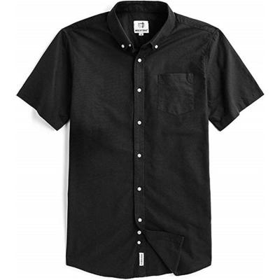 China Hot Selling Anti-pilling Up Button Down Short Sleeve Shirts Men for sale