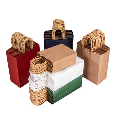 China Recycled Materials Paper Bags Kraft Paper Bag With Your Own Logo Custom Packaging Suitcases Making Machine Manufacturers Wholesale for sale