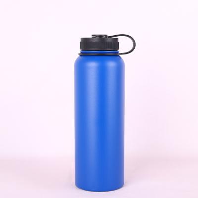 China Large Stainless Steel Powder 1 Gallon PORTABLE Water Bottle Large Coating Thermal Jug Wide Mouth Expanding Handle Straw Lid Cable Outer Lids for sale