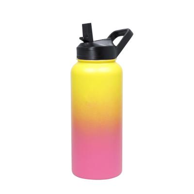 China PORTABLE Smart Water Bottle Stainless Steel Water Bottle Vacuum Flasks Handle Lids 12oz 18oz 22oz 24oz 32oz 40oz Straw Spout Cable Lid for sale